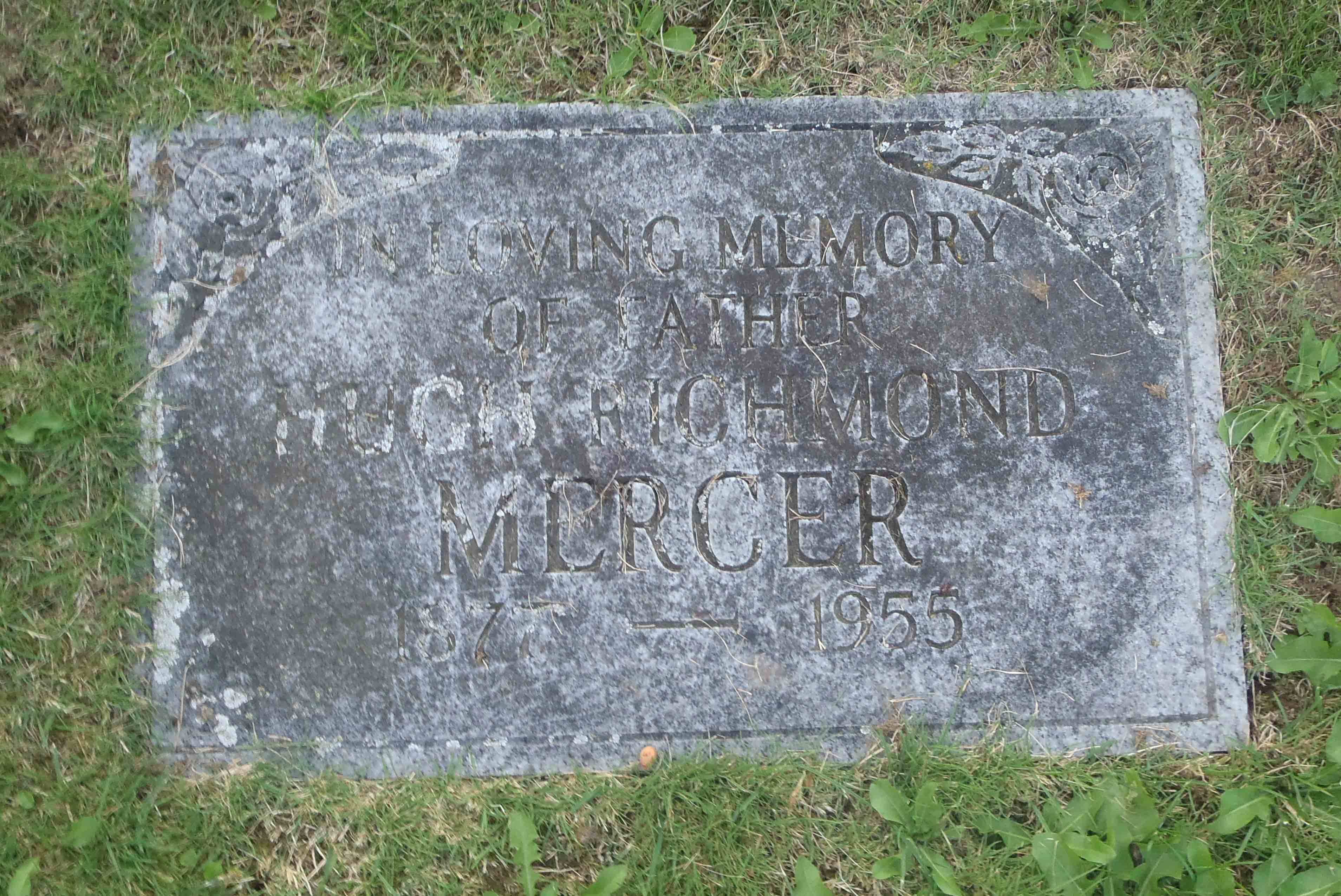 Hugh Richmond Mercer grave, Ladysmith cemetery
